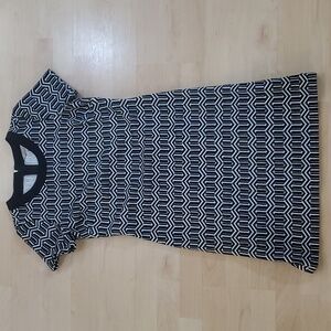 Banana Republic Black and White Dress